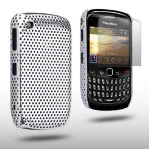   MESH CASE WITH SCREEN PROTECTOR BY CELLAPOD CASES SILVER CHROME