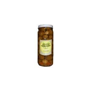 Raw Organic Habanero Sicilian Style Olives 10 ozs. pint jar  