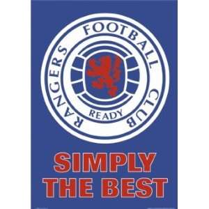  Football Posters Rangers   Club Crest Poster   91.5x61cm 