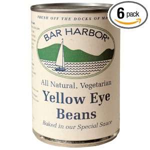 Bar Harbor All Natural Vegetarian Yellow Eye Beans, 16 Ounce Cans 