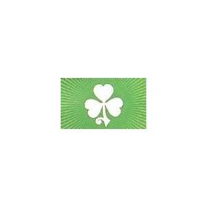    St. Patricks Day Flag Shiney Shamrock 2x3 Patio, Lawn & Garden