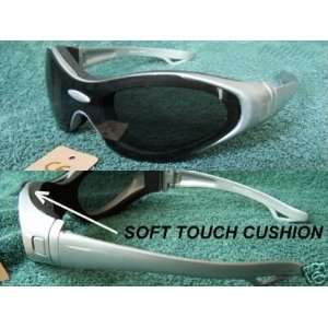   Gray Frame Black Lens Ski Snowboard Goggles w/ Arms