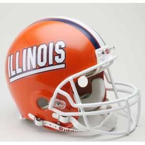  University of Illinois Full Size Authentic Riddell Helmet 
