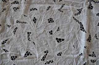 LIMS COTTON FULLT EMBROIDERY FABRIC OR SEWING PIECE, WHITE, 50X114 