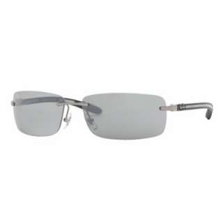 Ray Ban Sunglasses Tech RB 8304 004/6G Gunmetal / Gray Silver Mirror 