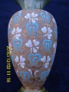 Royal Doulton Lambeth Slaters Patent 10 Vase  