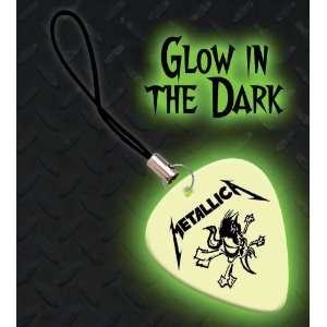  Metallica Premium Glow Guitar Pick Mobile Phone Charm 