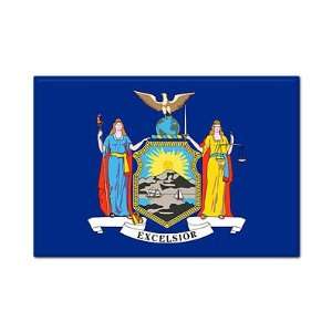  New York State Flag Fridge Magnet 
