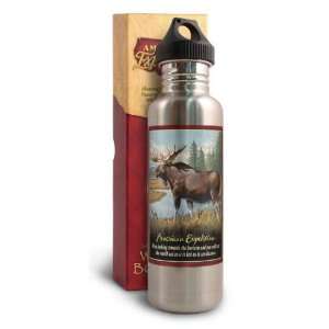  American Expedition Stainless Steel Water Bottle, Moose 