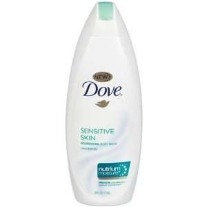 Dove Body Wash, Sensitive Skin, 24 oz, 2 Pack Beauty