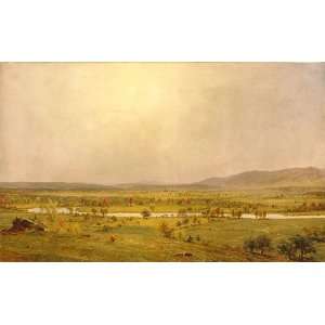 Hand Made Oil Reproduction   Jasper Francis Cropsey   24 x 14 inches 