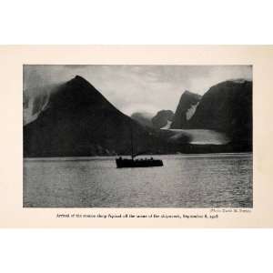  1930 Print Sloop Sailboat Ship Rescue Shipwreck Greenland 