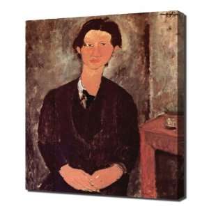  Modigliani   Portrait of Chaiim Soutine   Framed Canvas 