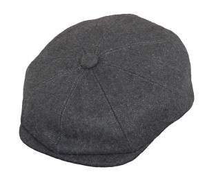 100% Wool 8/ Eight Piece Flat Cap by Christys of London  