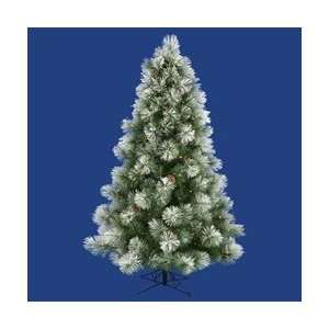  Flocked Scotch Pine Dura Lit (7.5) Fake Christmas Tree 