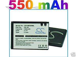 Fit Nokia 8800, 8801, 8800 Sirocco battery (BL 5X)  