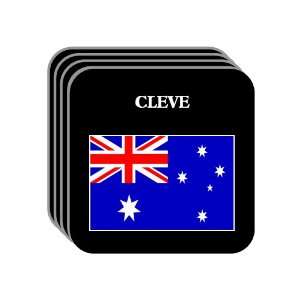  Australia   CLEVE Set of 4 Mini Mousepad Coasters 