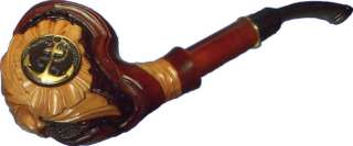 Hand Made Figured Tobacco Smoking Pipe Anchor  