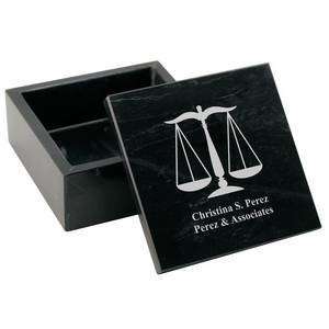    Personalized Marble Jewelry Box for Lawyers
