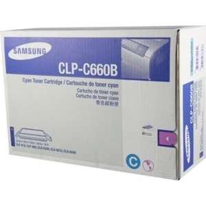  Samsung CLP 660 Cyan High Yield Toner 5000 Yield   Genuine 