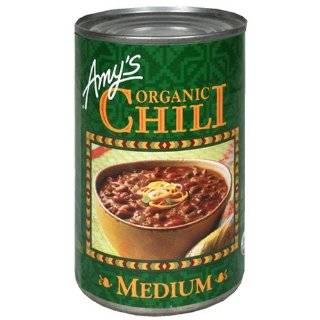 Amys Organic Medium Chili, 14.7 Ounce Cans (Pack of 12)