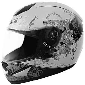  Cyber US 95 Knight Full Face Helmet X Large  Silver 