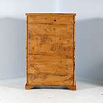   Country Waxed Pine Swedish Secretary Desk Circa 1840 1860  