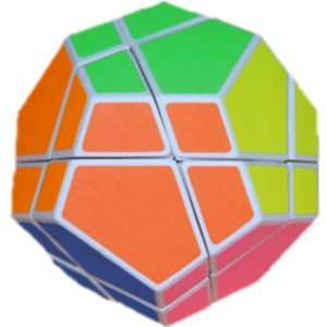  Mefferts Skewb Ultimate White Body With 6 Color 