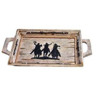  WESTERN COWBOYS horse Serving TRAY Home Decor NEW Kitchen 