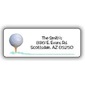  Golf Ball Address Label