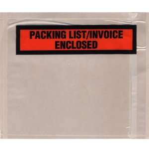  4.5 x 5.5 Panel Packing List/Invoice Enclosed Back 