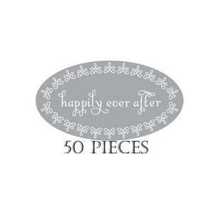  With Love Oval Silver Seals Happily Ever After 