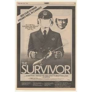   Survivor Movie Promo Trade Print Ad (Movie Memorabilia) (48138) Home