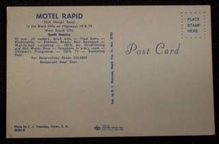 1950s Old Cars Coke Machine Motel Rapid W Rapid City SD  