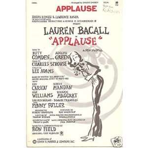  Sheet Music Applause Chuck Cassey 43 