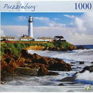   1000 Piece Jigsaw Puzzle   Coastal Lighthouse, Maine Toys & Games