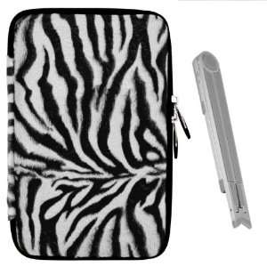  Carrying Case with Faux Fur Exterior for Coby Kyros 7 Inch Android 