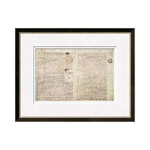  Codex Hammer Pages 124127 Framed Giclee Print