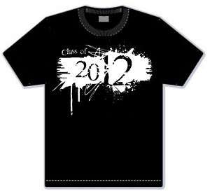 Class of 2012 T Shirt, Senior 2012, Grunge, Grad Gift  