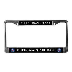  Rhein Main Air Base Military License Plate Frame by 