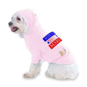 VOTE FOR MARIO Hooded (Hoody) T Shirt with pocket for your Dog or Cat 