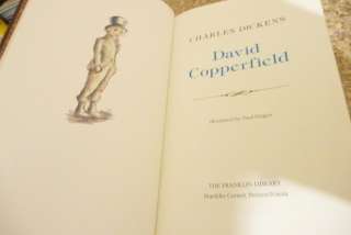 Franklin Library DAVID COPPERFIELD Charles Dickens FINE Scace  