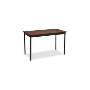  Non folding utility table with steel legs, laminate top 