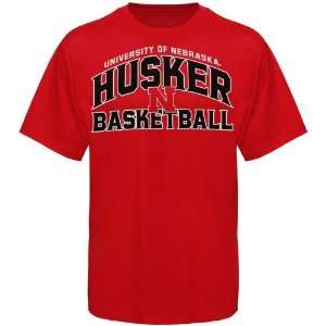  Nebraska Cornhuskers Scarlet I Love College Hoops Team 