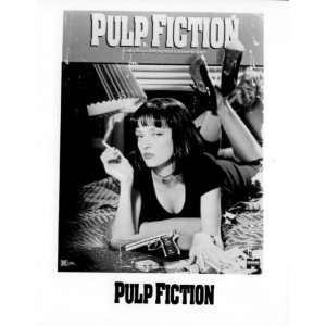 Tarantino Pulp Fiction Uma Thurman Mia Smokes and Kicks Her Feet 8x10 