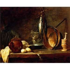 FRAMED oil paintings   Jean Siméon Chardin   24 x 20 inches   Menu de 