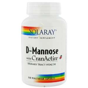  Solaray   D Mannose with CranActin   120 Vegetarian 