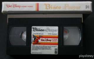 Disney Vintage The Prince and the Pauper VHS 79VS RARE  