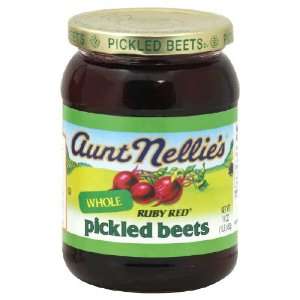 Aunt Nellies, Beets Whole Pckld, 16 Ounce (6 Pack)  