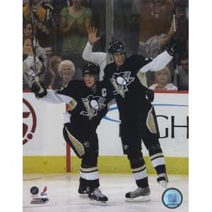  Sidney Crosby & Evgeni Malkin 2007 08 Action by Unknown 8 